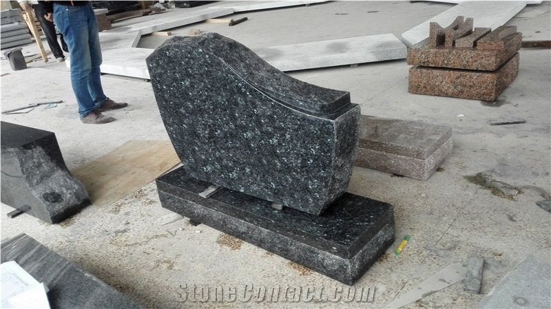 Blue Pearl Custom Western Style Monument