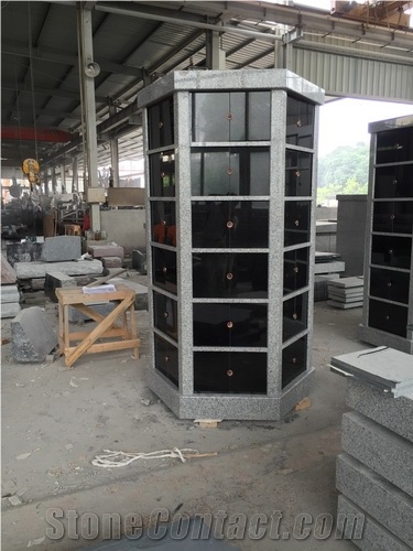 China Gray G603 72 Niche Hexagon Columbarium