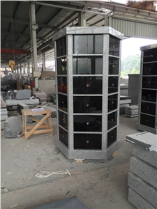 China Gray G603 72 Niche Hexagon Columbarium