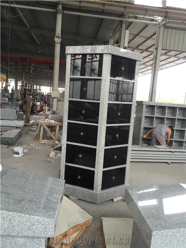 China Gray G603 72 Niche Hexagon Columbarium