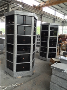 China Gray G603 72 Niche Hexagon Columbarium