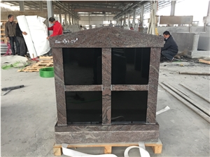 Paradiso 4 Niche Columbarium with Black Shutters
