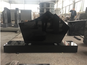 Shanxi Jet Black Custom Monument Tomstone