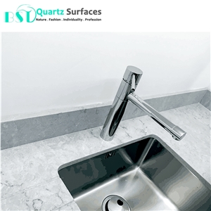 12mm Artificial Quartz Stone Bathroom Vanity Top