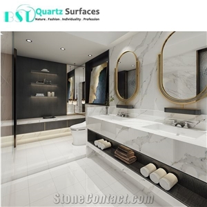Calacatta Gold Quartz Stone Slabs