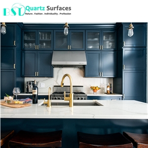 Calacatta Quartz Stone Reception Counter