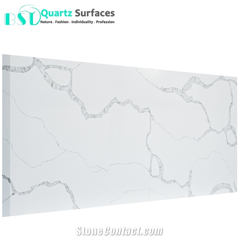 Calacatta Quartz Stone Reception Counter