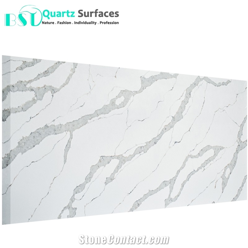 Calacatta Quartz Stone Reception Counter