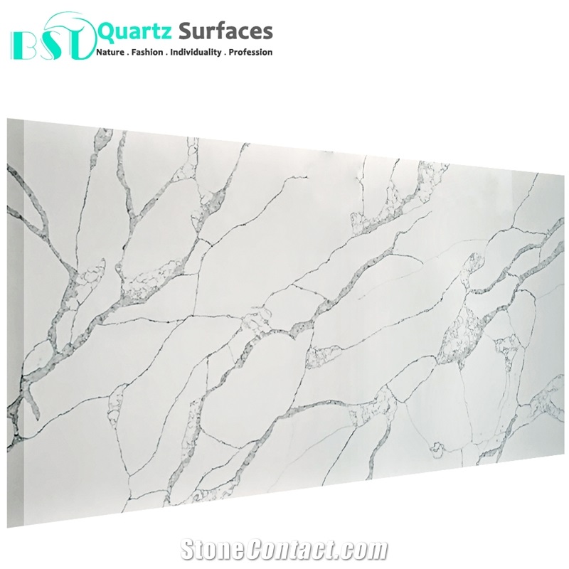 Marble Textures White Body Quartz Bar Tops