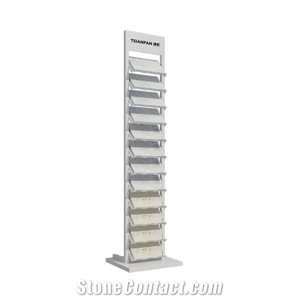 Bespoke Metal Stone Display Stand Rack