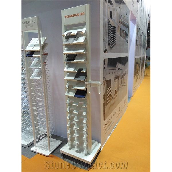 Bespoke Metal Stone Display Stand Rack