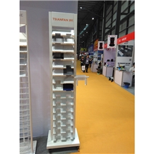 Bespoke Metal Stone Display Stand Rack