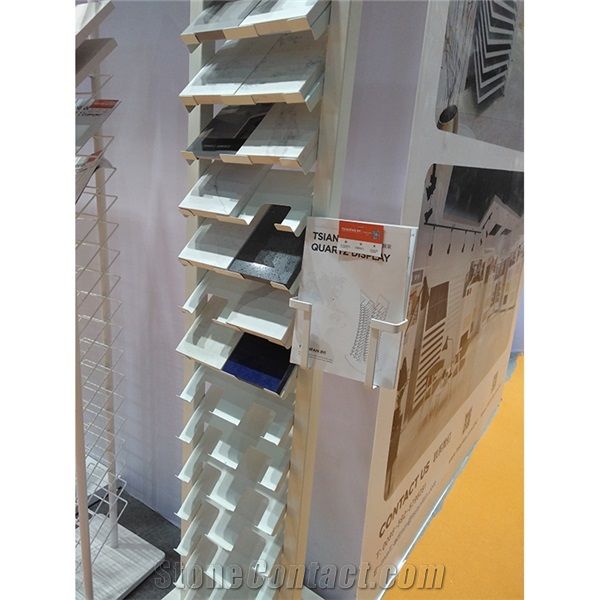 Bespoke Metal Stone Display Stand Rack
