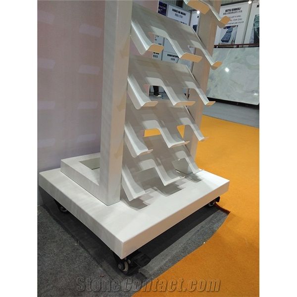 Bespoke Metal Stone Display Stand Rack
