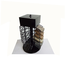 Four Sides Stone Sample Metal Display Rack