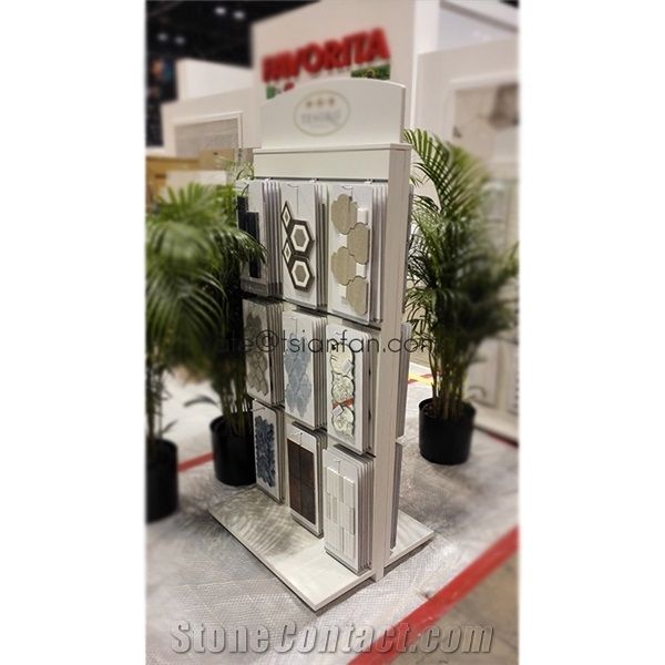 Mosaic Tile Swatch Card Display Stand Rack