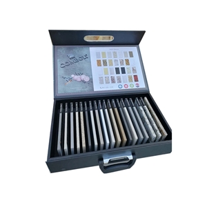New Marble And Granite Stone Small Sample Display Suitcase