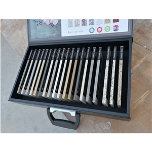 New Marble And Granite Stone Small Sample Display Suitcase