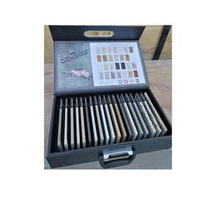New Marble And Granite Stone Small Sample Display Suitcase
