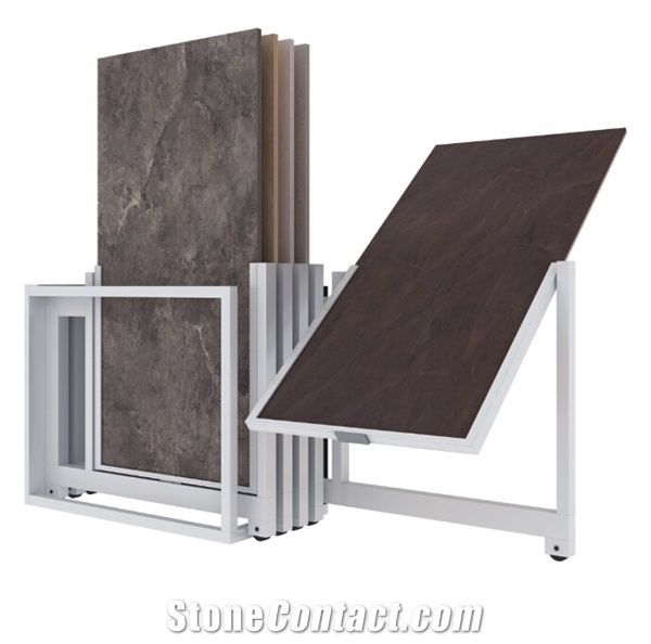New Style Ceramic Slab Tiles Display Stand Rack