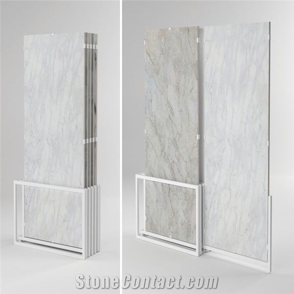 New Style Ceramic Slab Tiles Display Stand Rack