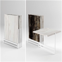 New Style Ceramic Slab Tiles Display Stand Rack