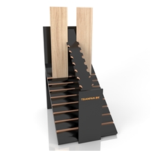 Porcelain Tile Display Stand Rack Stone Display