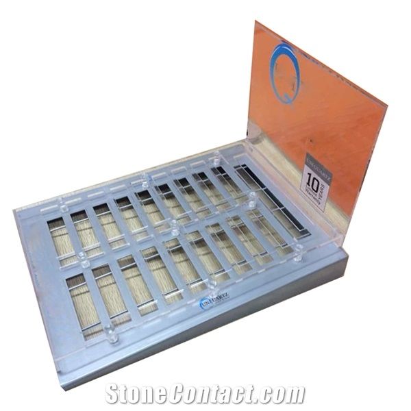 Quartz Display Rack for Countertop Acrylic Sample Stand
