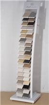Quartz Granite Stone Display Rack Stand