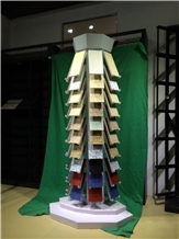 Quartz Showroom Display Rack Stand