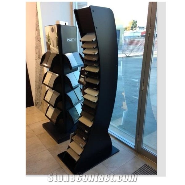 Quartz Stone Sample Display Rack for Tower Rack Stand