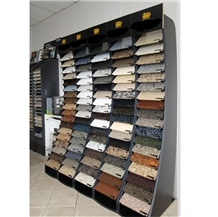 Quartz Stone Sample Display Rack for Tower Rack Stand