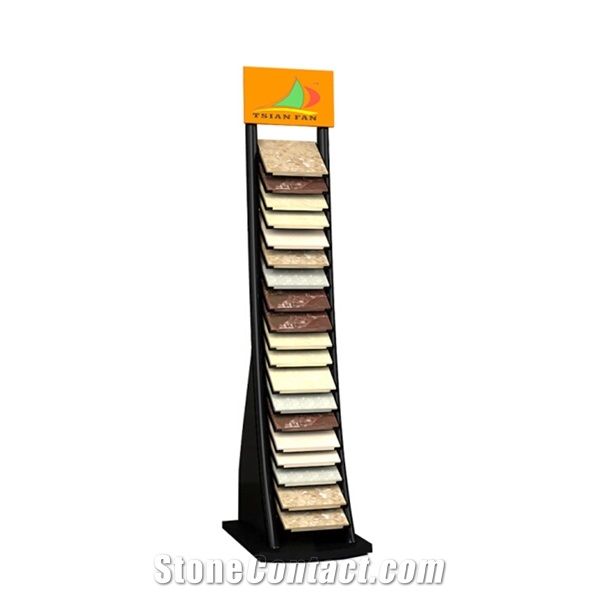 Quartz Stone Sample Display Rack for Tower Rack Stand