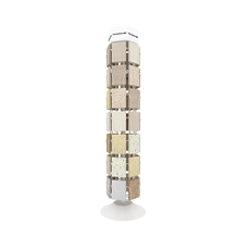 Rotating Quartz Stone Display Stand Rack