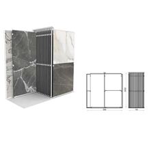 Sliding Display Rack for Ceramic Porcelain Slab