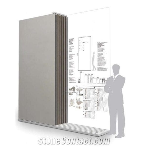 Sliding Display Rack for Ceramic Porcelain Slab