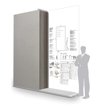 Sliding Display Rack for Ceramic Porcelain Slab