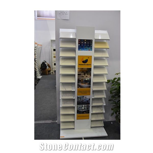 Sr088-Artficial Stone Ipad Display Stand With Led