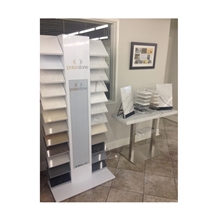 Sr088-Artficial Stone Ipad Display Stand With Led