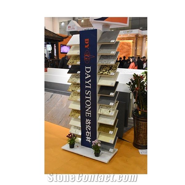 Sr088-Artficial Stone Ipad Display Stand With Led