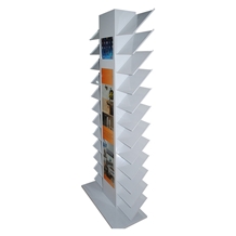 Quartz Stone Metal Display Rack With Ipad Video