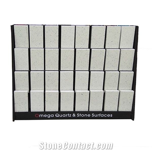 Table Stone Display Rack as the Merchandising