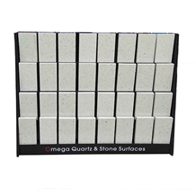 Table Stone Display Rack as the Merchandising