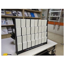 Table Stone Display Rack as the Merchandising