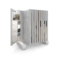 Waterfall Metal Stone Ceramic Tile Display Rack