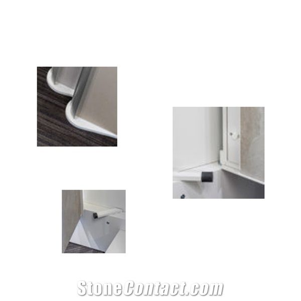Waterfall Metal Stone Ceramic Tile Display Rack