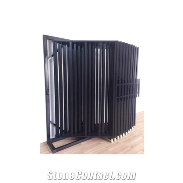 Waterfall Metal Stone Ceramic Tile Display Rack