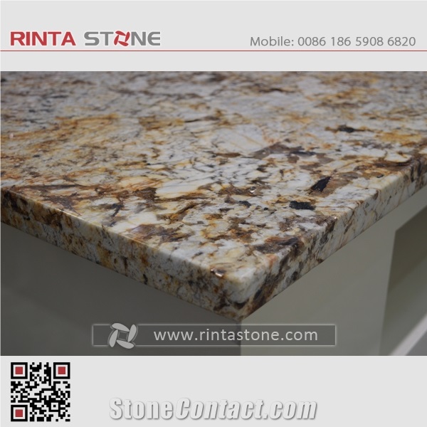 Pisa Gold Granite White Pizza Rinta Stone Worktops