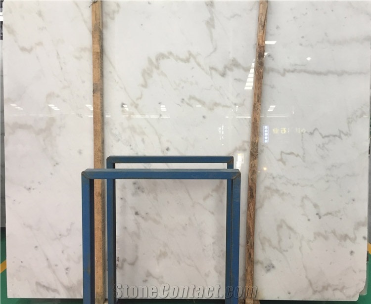 Cheap Chinese Marble Polished Guangxi White Slabs Tiles