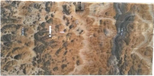 Grey Bubble Onici Onyx Sheet Brown Onyx Stone
